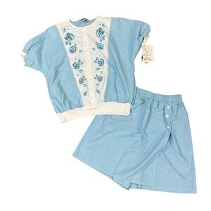 RARE Vintage Cape Code Sportswear Outfit Women's XL Top Sz 16‎ Skort NEW